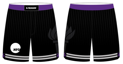 NYU Wrestling Sublimated Fight Shorts - 5KounT