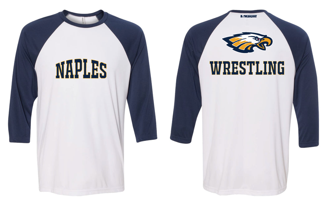 Naples Wrestling Club Baseball Shirt - Navy/White - 5KounT