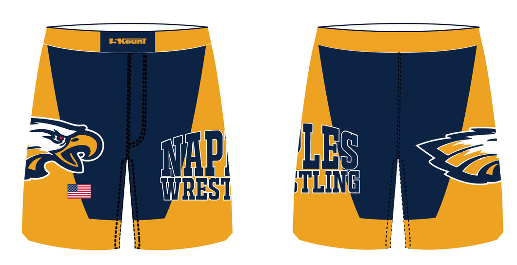 Naples Wrestling Club Sublimated Fight Shorts - 5KounT