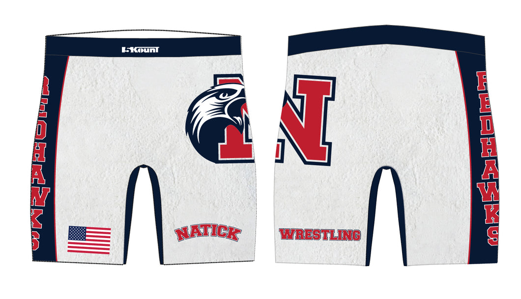 Natick High School Wrestling Sublimated Compression Shorts - 5KounT