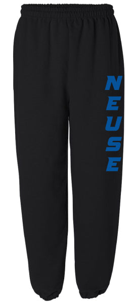 Neuse Charter Athletics Cotton Sweatpants - Black - 5KounT