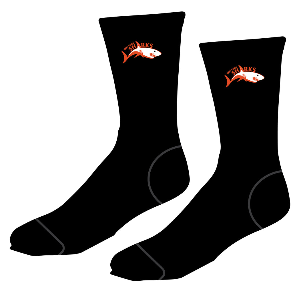 New York Sharks Sublimated Socks - 5KounT2018
