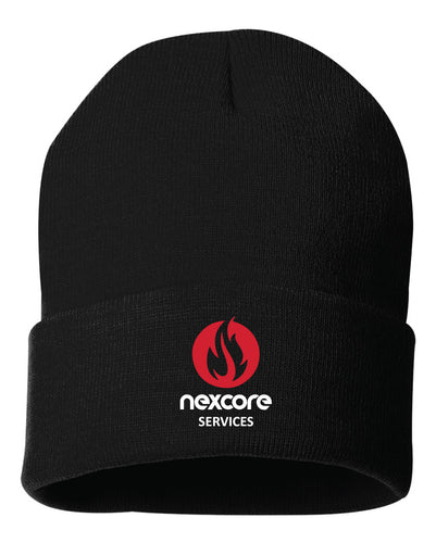Nexcore Services Knit Beanie - Black - 5KounT2018
