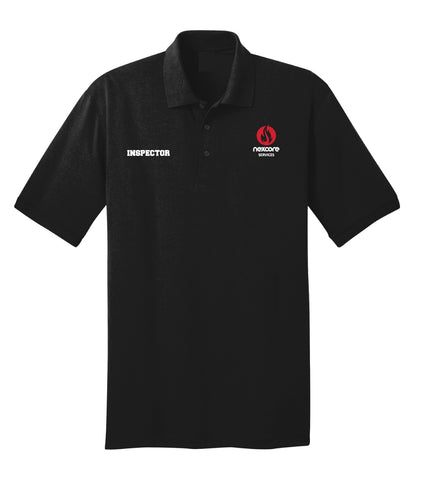 Nexcore Services Knit Polo Tall - Black - 5KounT2018