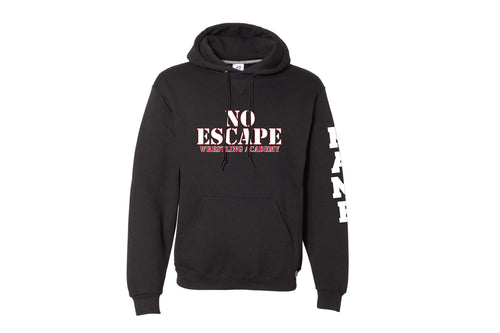 No Escape Wrestling Academy Russell Athletic Cotton Hoodie - Black