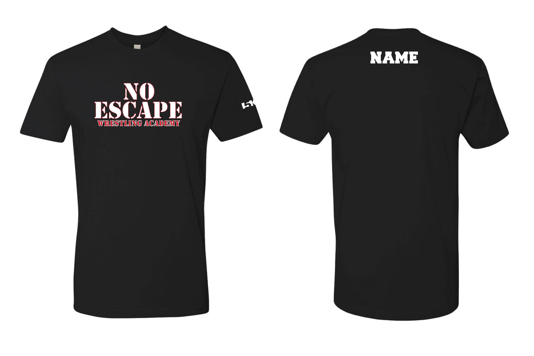 No Escape Wrestling Academy Cotton Crew Tee - Black