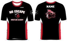 No Escape Wrestling Academy Sublimated Fight Shirt - Red/Black - 5KounT2018