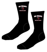 No Escape Wrestling Academy Sublimated Socks - Red/Black - 5KounT2018