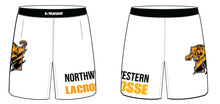 Northwestern lacrosse Sublimated Panel Shorts Black/White - 5KounT2018