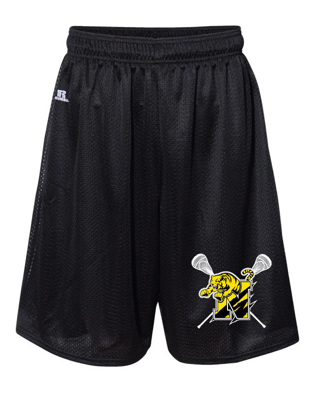 Northwestern Lacrosse Russell AthleticTech Shorts Black - 5KounT2018