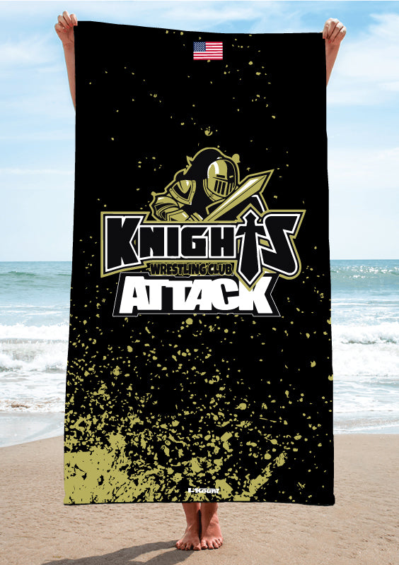Oakleaf Knights Club Sublimated Beach Towel - 5KounT2018
