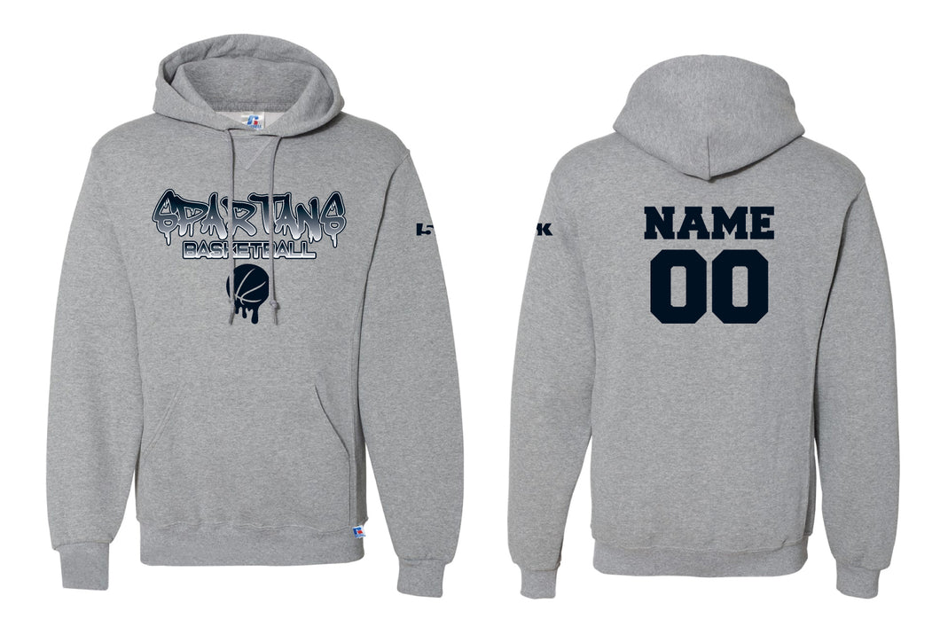 Paramus Basketball Russell Athletic Cotton Hoodie Drip Design - Oxford