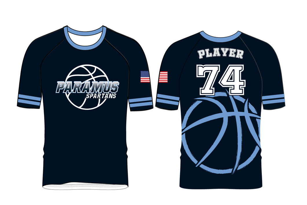 Paramus Basketball Sublimated Shooting Shirt Design 1
