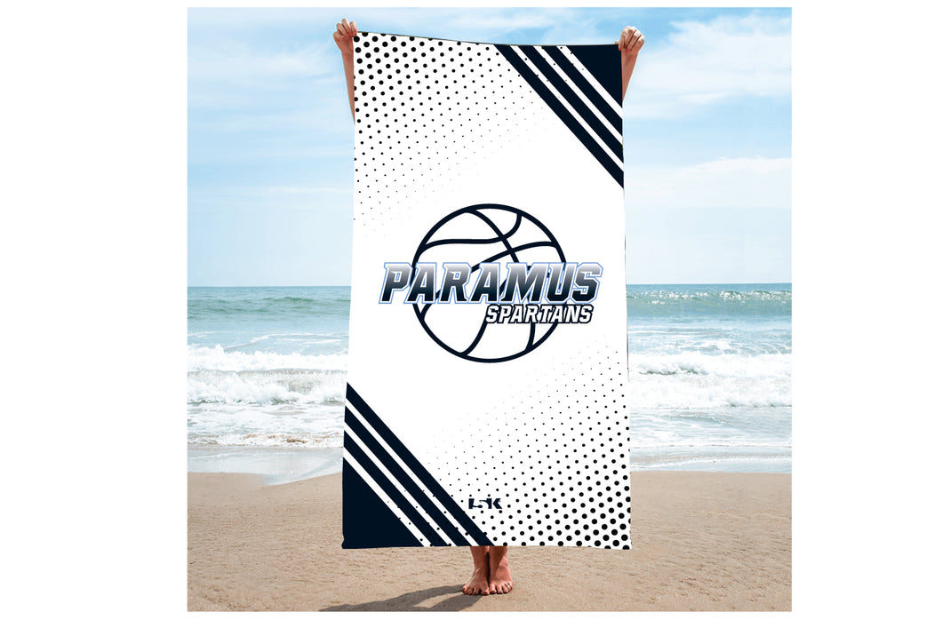 Paramus Basketball Sublimated Beach Towel - 5KounT