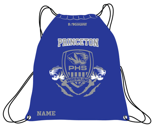 Princeton HS Wrestling Sublimated Drawstring Bag - 5KounT