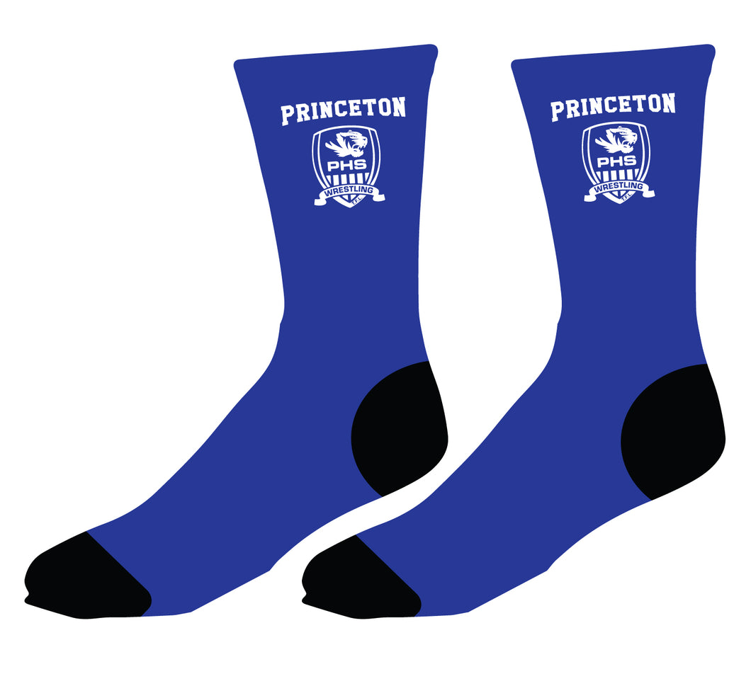 Princeton HS Wrestling Sublimated Socks - 5KounT
