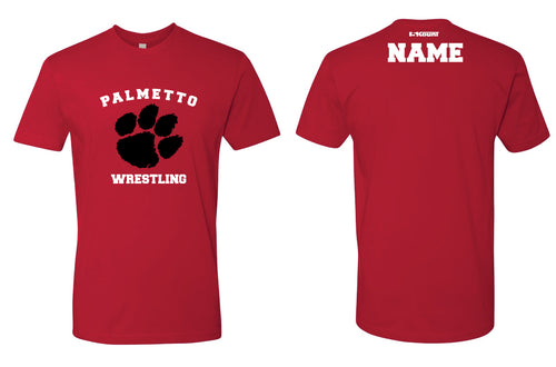 Palmetto HS Wrestling Cotton Crew Tee - Red - 5KounT