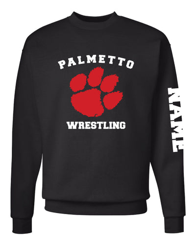 Palmetto HS Wrestling Crewneck Sweatshirt - Black - 5KounT