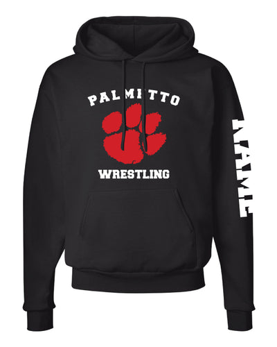 Palmetto HS Wrestling Cotton Hoodie - Black - 5KounT