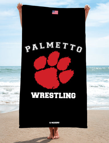 Palmetto HS Wrestling Sublimated Beach Towel - 5KounT2018