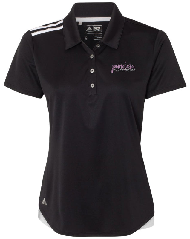 Pandora Ladies' Adidas Polo - black - 5KounT