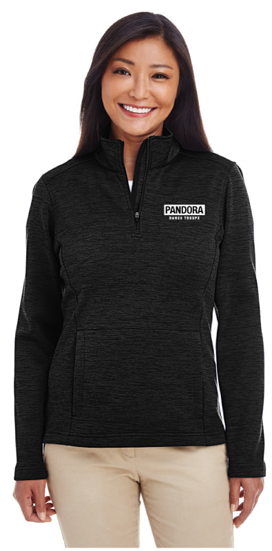 Pandora Women's Fleece Quarter Zip - black - 5KounT