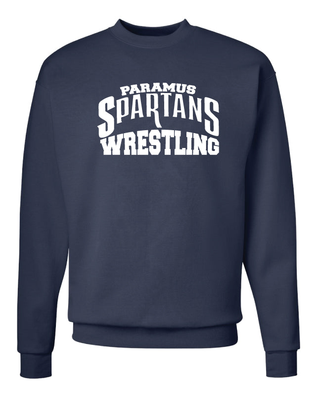 Paramus Wrestling Crewneck Sweatshirt - Navy - 5KounT