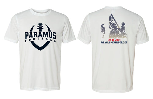Paramus Football 9/11 Memorial Dryfit Performance Tee - White - 5KounT