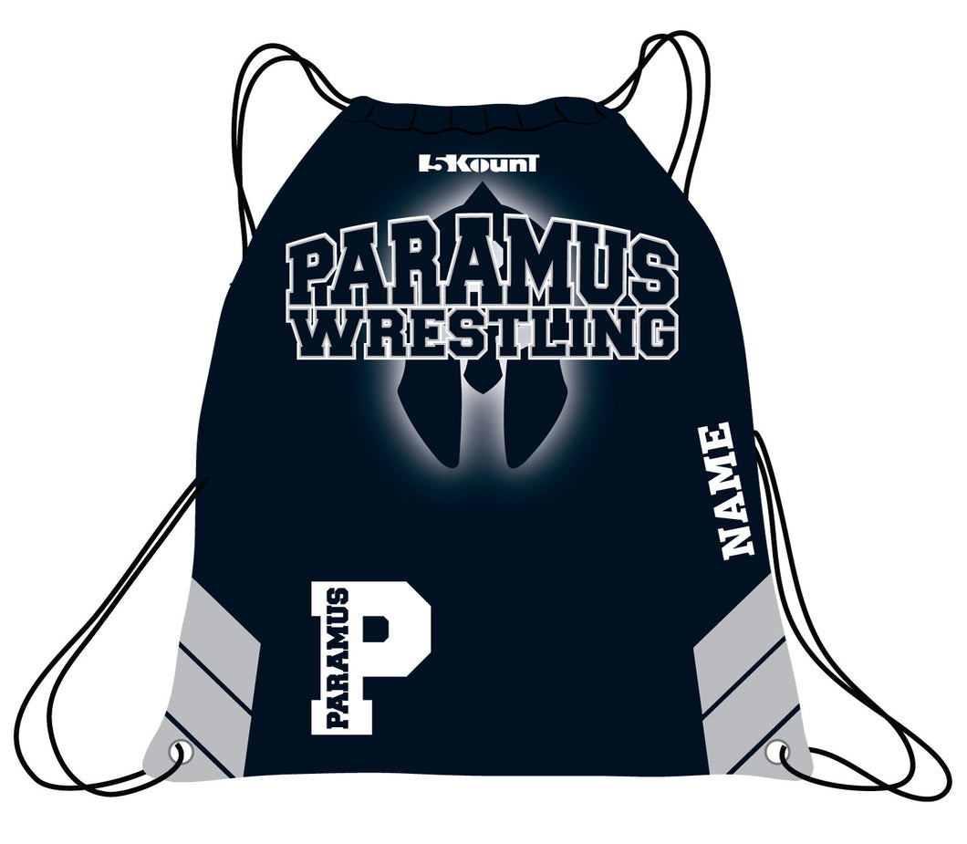 Paramus HS Wrestling Sublimated Drawstring Bag - 5KounT