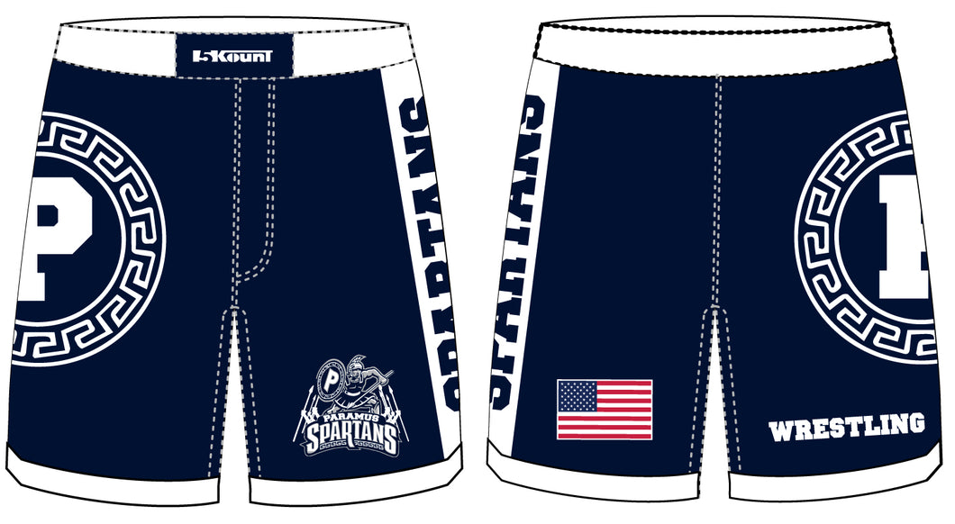 Paramus Wrestling Sublimated Fight Shorts - 5KounT