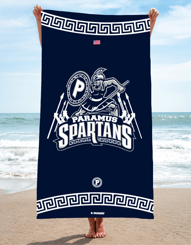 Paramus Rec Wrestling Sublimated Beach Towel - 5KounT2018