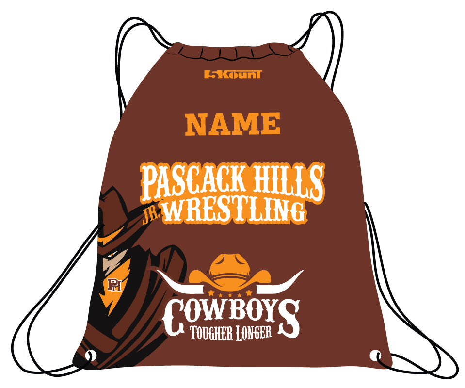 Pascack Hills Cowboys Sublimated Drawstring Bag - 5KounT