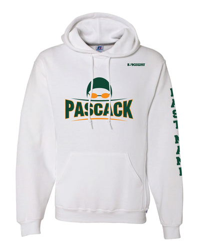 Pascack Swimming Russell Athletic Cotton Hoodie - White - 5KounT2018