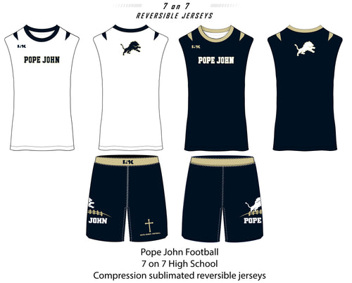 Pope John HS Football 7-on-7 Sublimated Player's Package [REQUIRED]