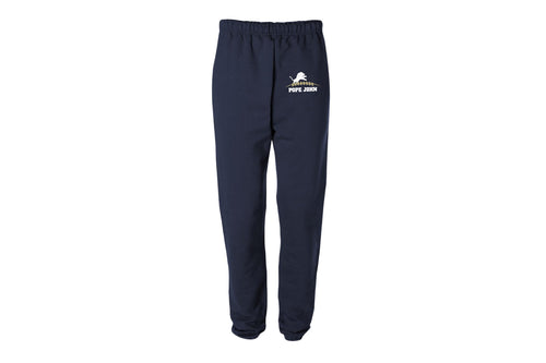 Pope John HS Football New Russell Athletic Cotton Sweatpants - Navy