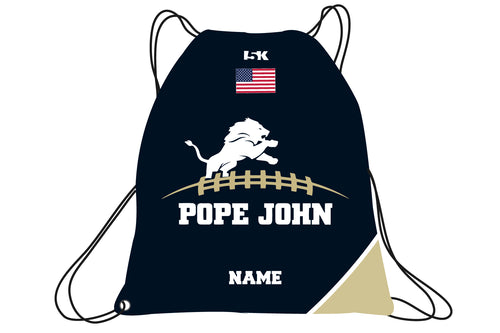 Pope John HS Football Sublimated Drawstring Bag