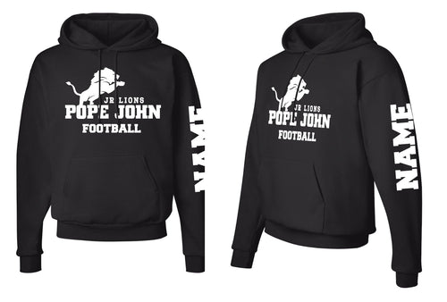 Pope John Jr. Lions Football Cotton Hoodie - 5KounT