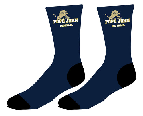 Pope John Jr. Lions Football Sublimated Socks - 5KounT