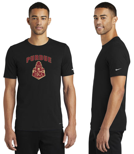 Purdue Nike Dryfit T-Shirt - Black - 5KounT2018