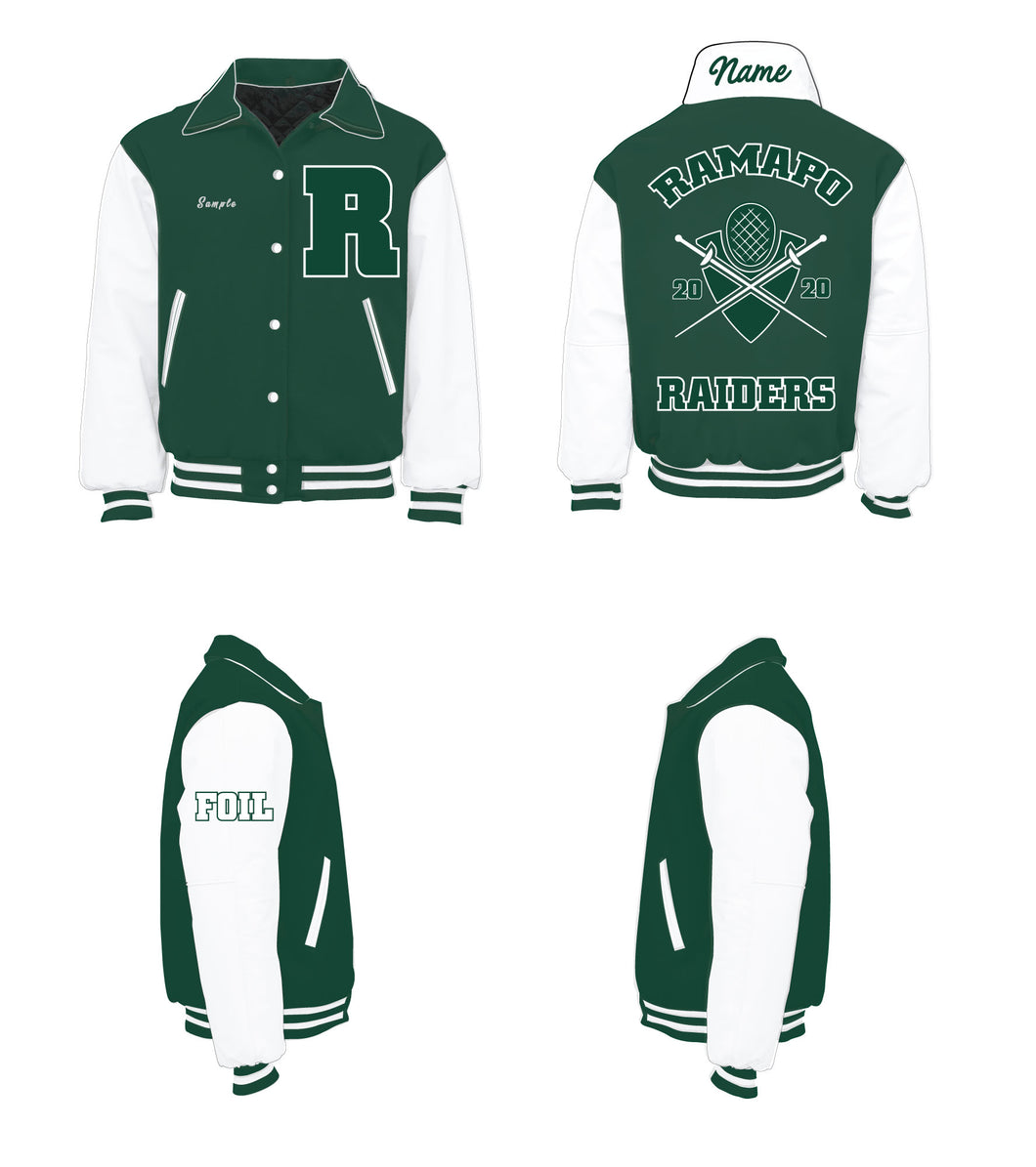 Varsity Jacket Letterman Baseball School Team Class Jacket Wool & Real  Leather | eBay