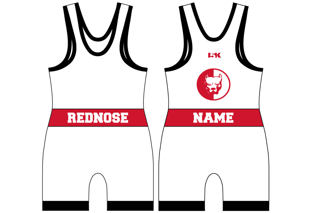 Red Nose 2023 Sublimated Singlet - White