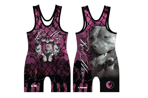 Red Nose Sublimated Singlet Pink
