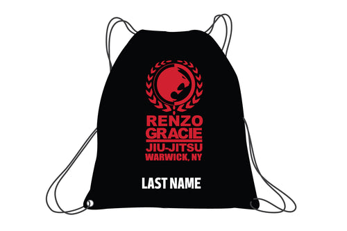 Renzo Gracie Jiu Jitsu Sublimated Drawstring Bag