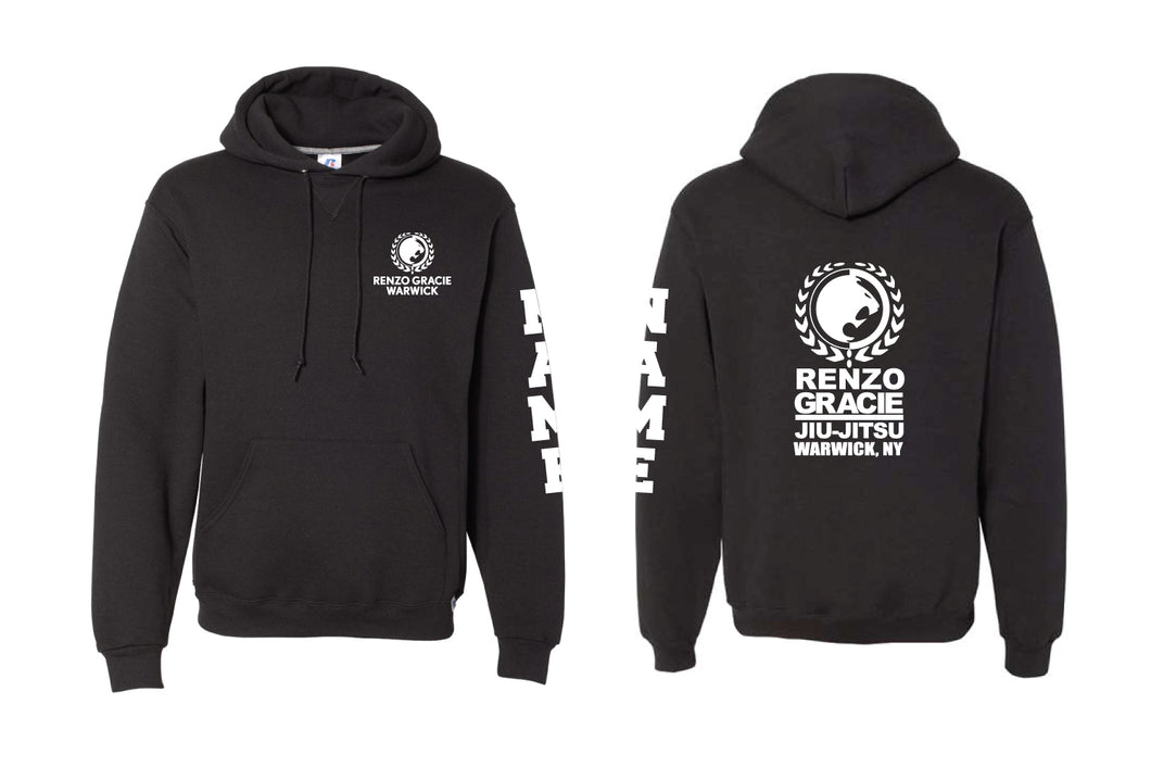 Renzo Gracie Jiu Jitsu Cotton Hoodie Black - Main Image