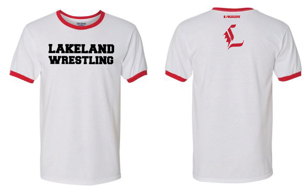 Lakeland Jr. Wrestling Ringer Tee - 5KounT