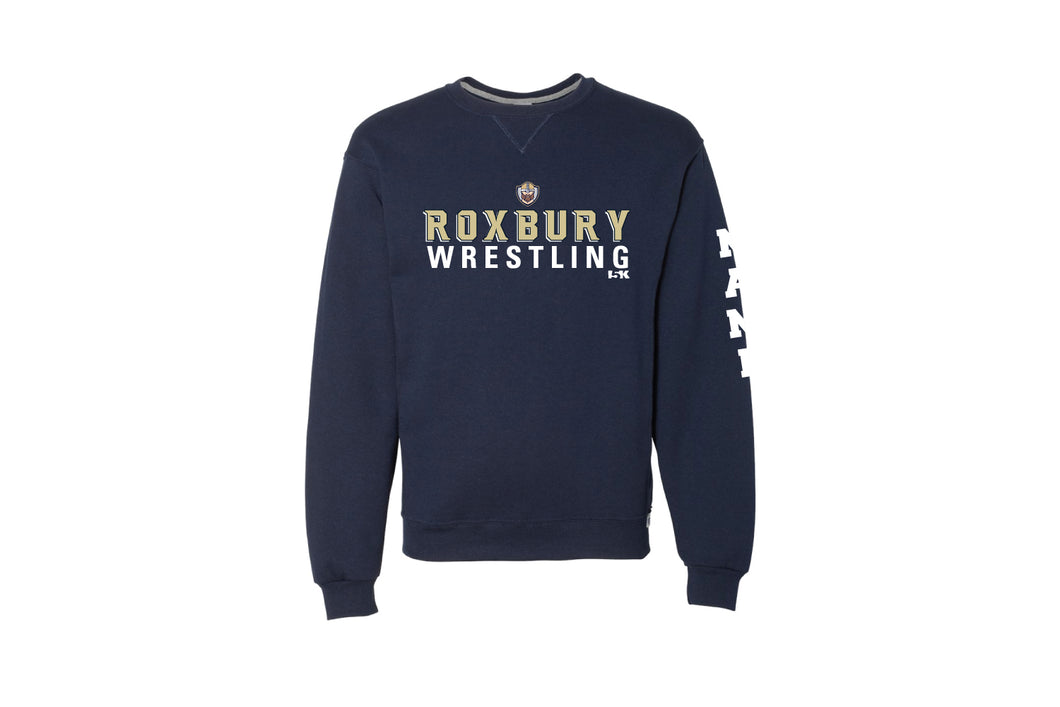 Roxbury Gaels Wrestling Russell Athletic Cotton Crewneck Sweatshirt - Navy - 5KounT