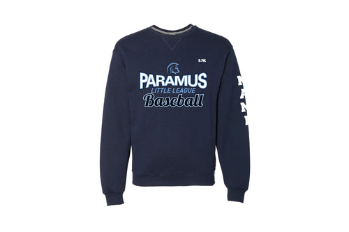 Paramus Baseball Russell Athletic Cotton Crewneck Sweatshirt - Navy - 5KounT