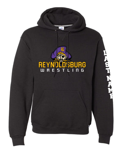 Reynoldsburg Wrestling Russell Athletic Cotton Hoodie - Black - 5KounT2018