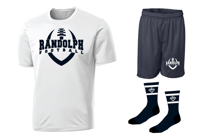 Randolph Football White Practice Jersey