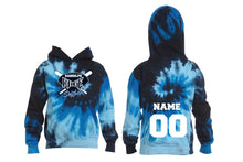 Randolph Rage Softball Tie Dye Hoodie - Ocean Blue - 5KounT